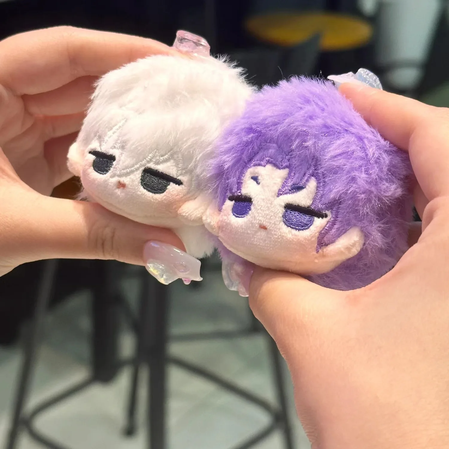 

Anime Game Reo Mikage Seishiro Nagi BLUE LOCK Cosplay Cute 5CM Mini Plush Dolls Dango Toys Bag Pendant Keychain Accessories Gift