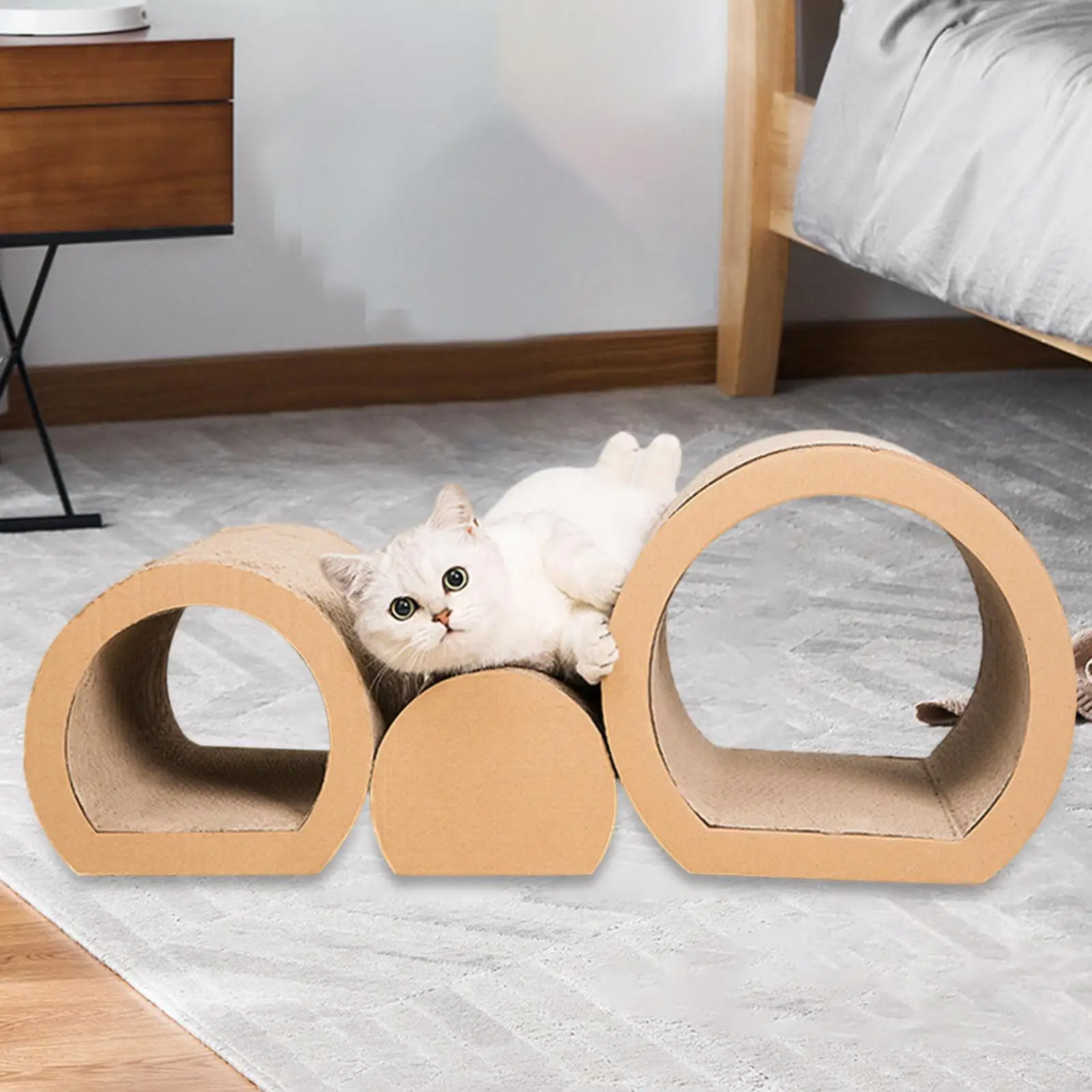 

3x Cat Scratcher Bed Corrugated Paper Scratch Pad Cat Scratching Board