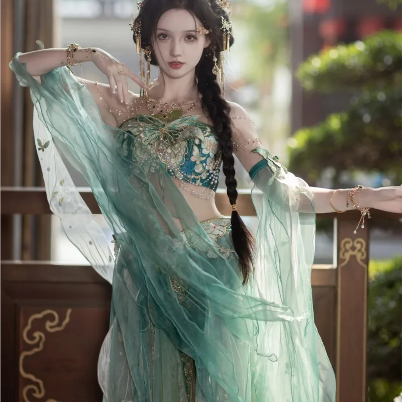 Экзотическая юбка-стример Chebule длиной до талии с вышивкой-стойкой