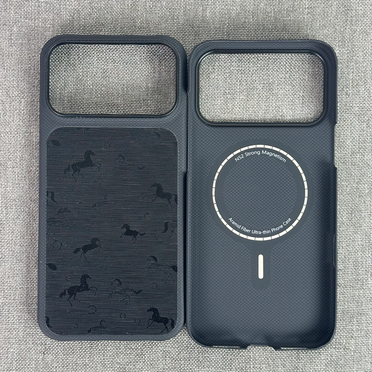 Чехол для iPhone 17 Pro Max17 Pro из кевларового арамидного волокна и натуральной кожи, ультратонкий, противоударный, с полной защитой от царапин (art.: 3920daeb3b5de) - 3920daeb3b5de