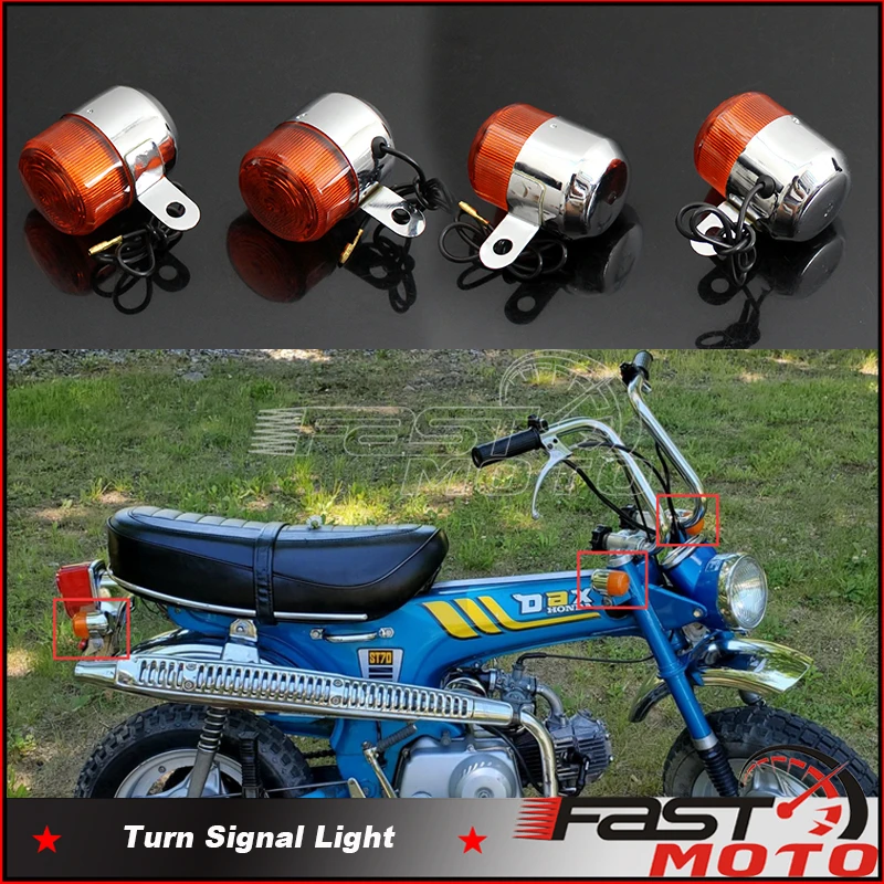 Лампа для заднего поворотного сигнала 12 В/10 Вт Honda Dax ST CT Z50 50 70 Cafe Racer Chopper |