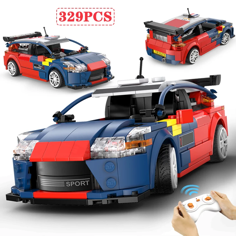 

Champion Citroen WRC 2008 Vehicle City RC APP Super Sports Car Building Blocks Remote Control Racing Car Ricks Toys Boys Gift