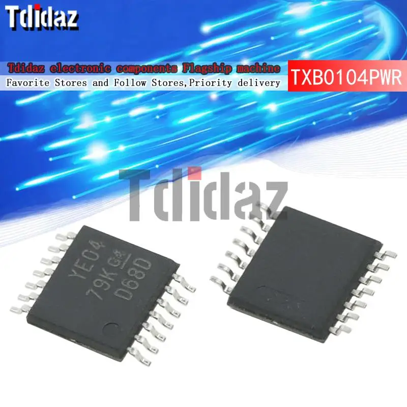 

10 шт. TXB0104PWR TXS0104EPWR YE04 YF04E TSSOP14 чип уровня преобразования напряжения IC