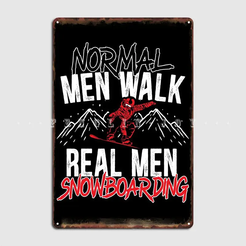

Snowboarding Metal Plaque Poster Plates Cinema Garage Bar Cave Personalized Tin Sign Poster