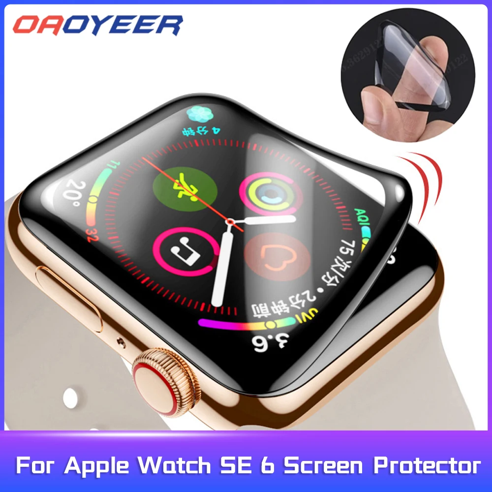 

Waterproof Screen Protector For Apple Watch Ultra 8 SE 7 44MM 40MM (Not Tempered Glass) Soft Film For Iwatch 6 5 4 3 2 1 42 38MM