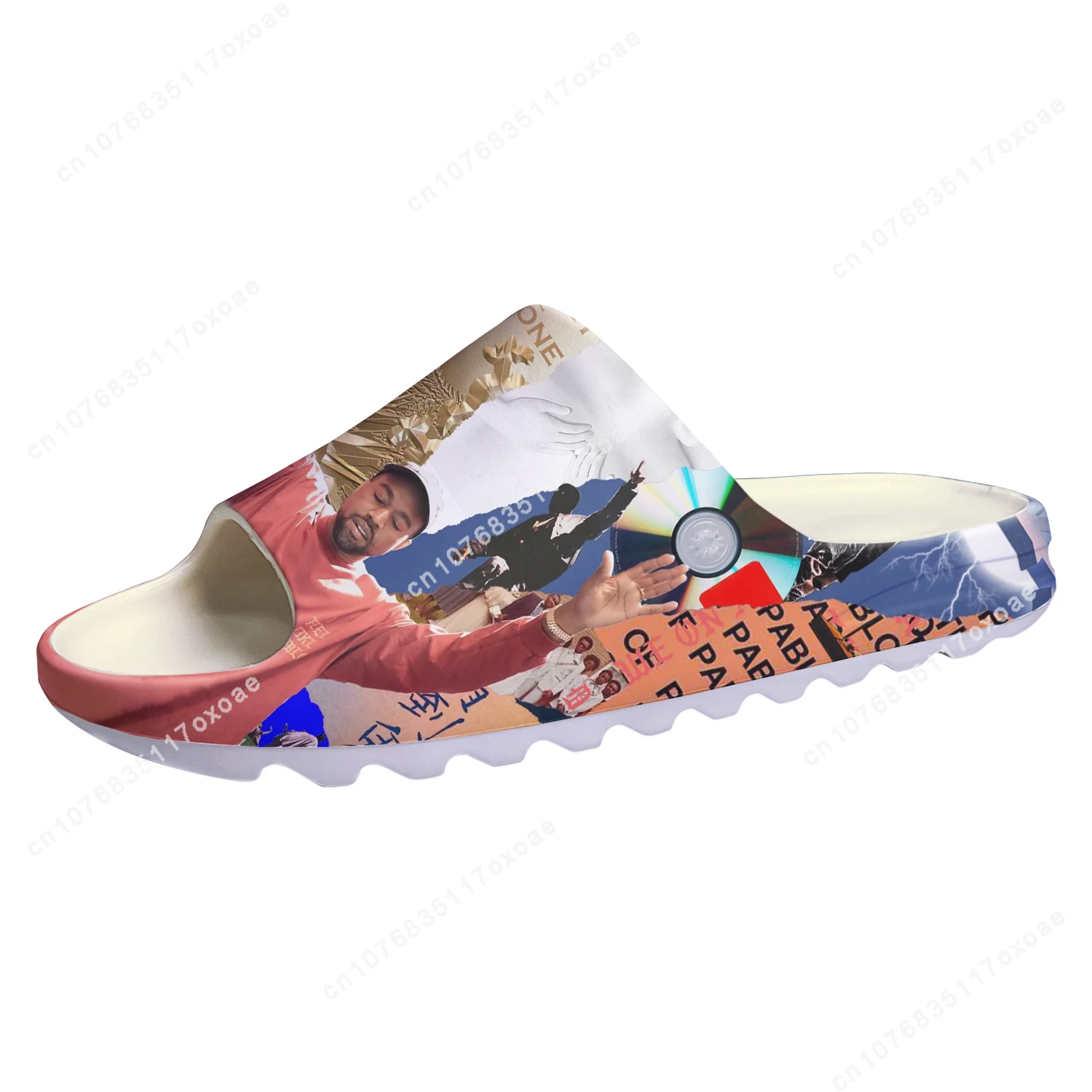 Кроссовки Kanye West Rapper на мягкой подошве домашние сабо обувь для воды мужские и