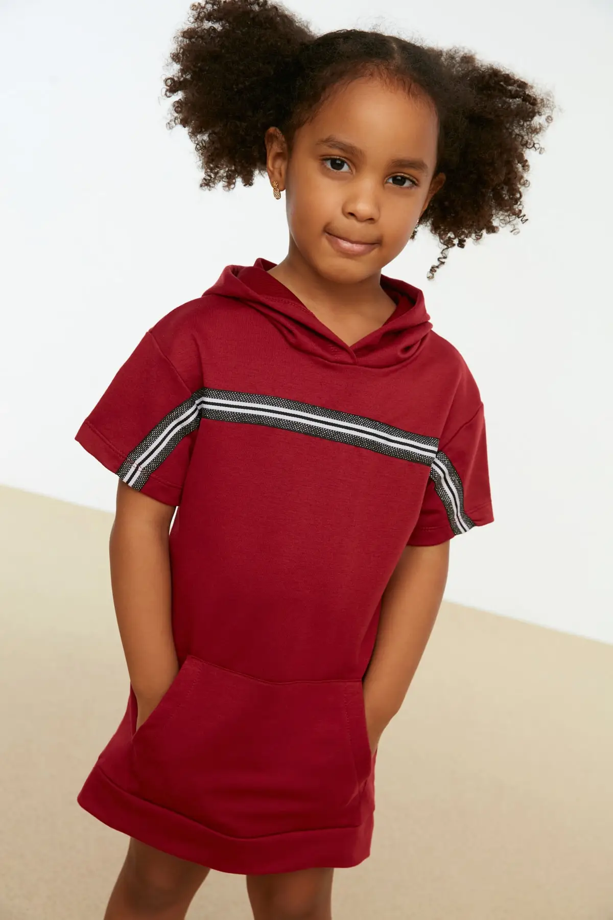 

Ribbon Detail Female Child Knitted Dress TKDSS22EL0064