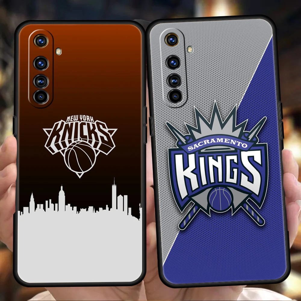 

K-Knicks Basketball New York Silicone For Realme 8i 9i 9 Pro Plus GT2 Pro C3 6 7 8 Pro C21 C11 C25 Pro 5G Shockproof Phone Cover