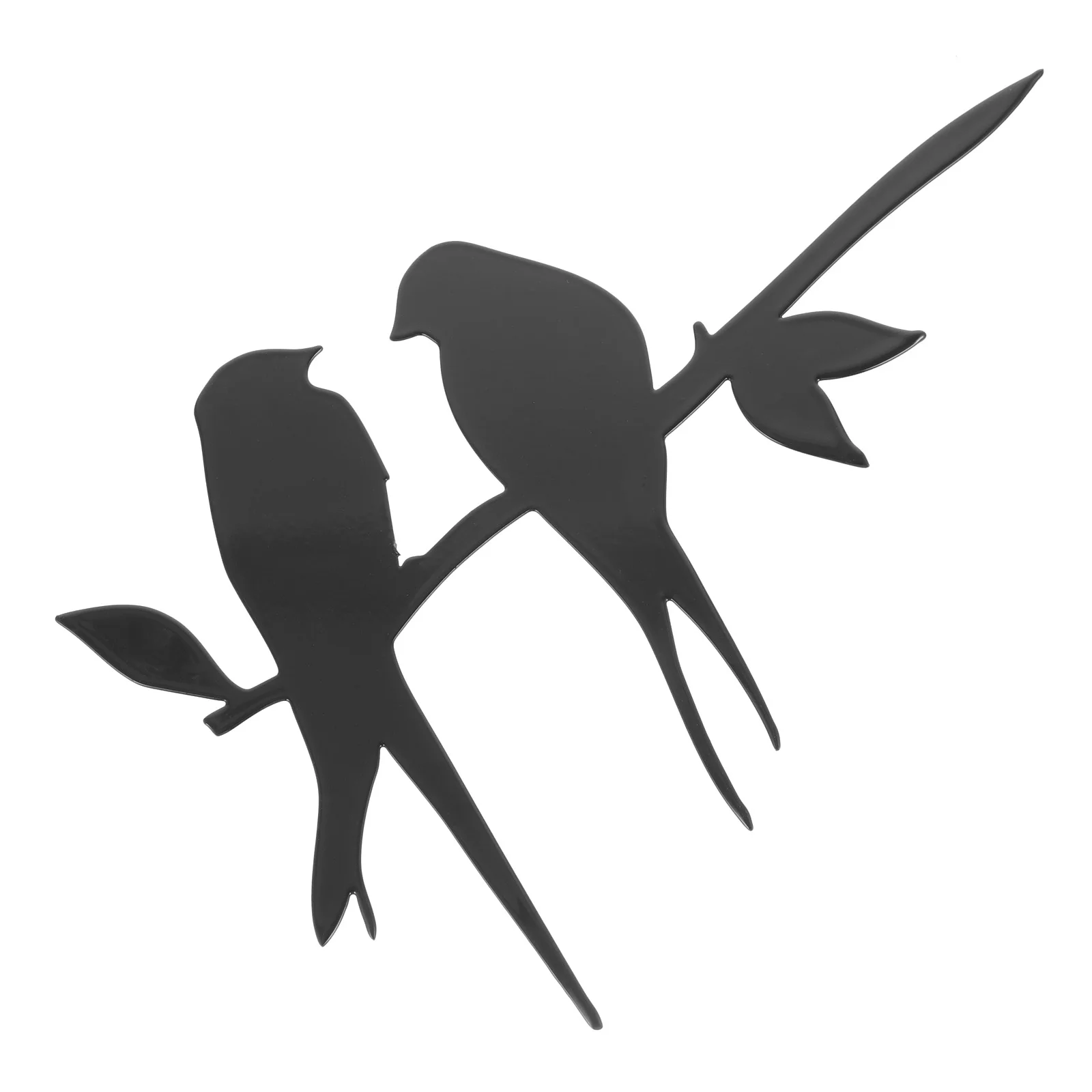 

Wall Garden Bird Ornaments Decor Tree Christmas Outdoorbathroom 3D Ornamentfeatures Backdrop Metal Hummingbird Sculptures Theme