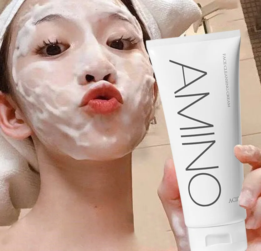 

100g Amino Acid Cleanser Deep Cleansing Mild Oil Control and Pore Constriction Facial Cleanser Facial Face Care Free Shipping