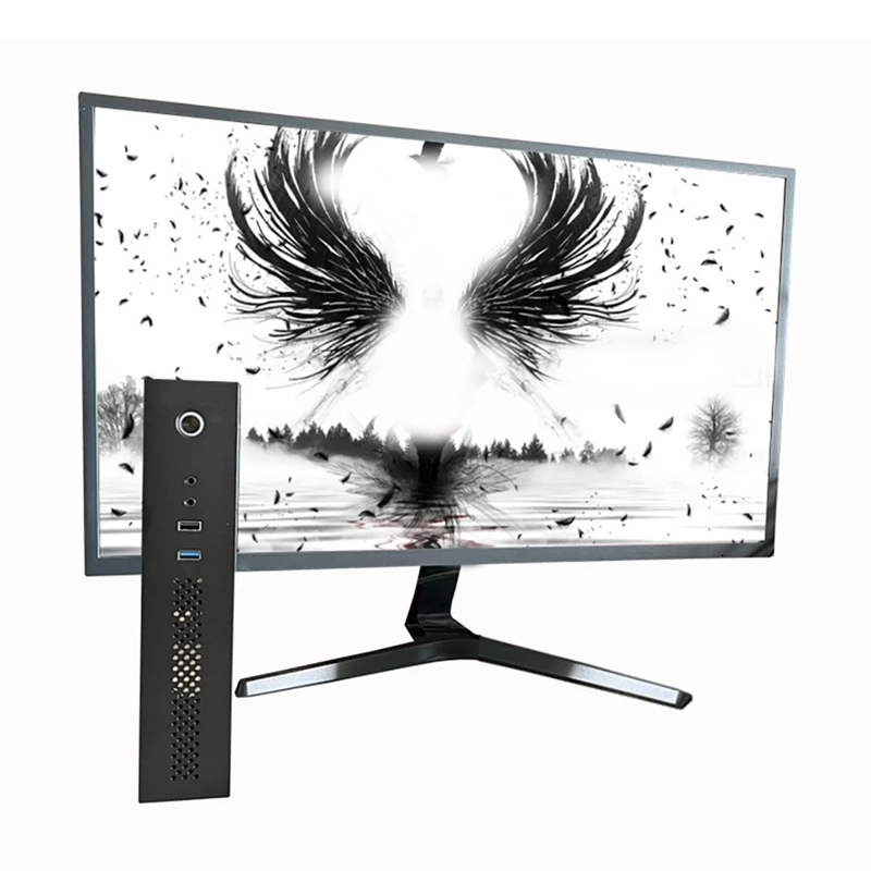 SKTC A11 HTPC Mini 3L Desktop Computer Case Can Stand Or Lie Down