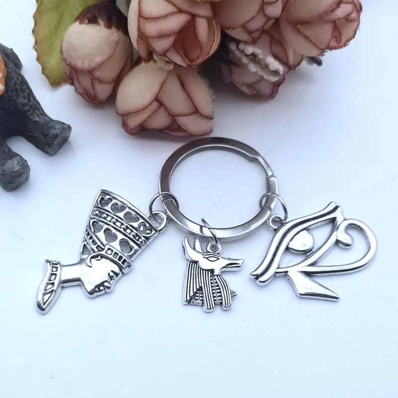 Брелок для ключей с изображением египетской королевы древней Анубиса Хоруса