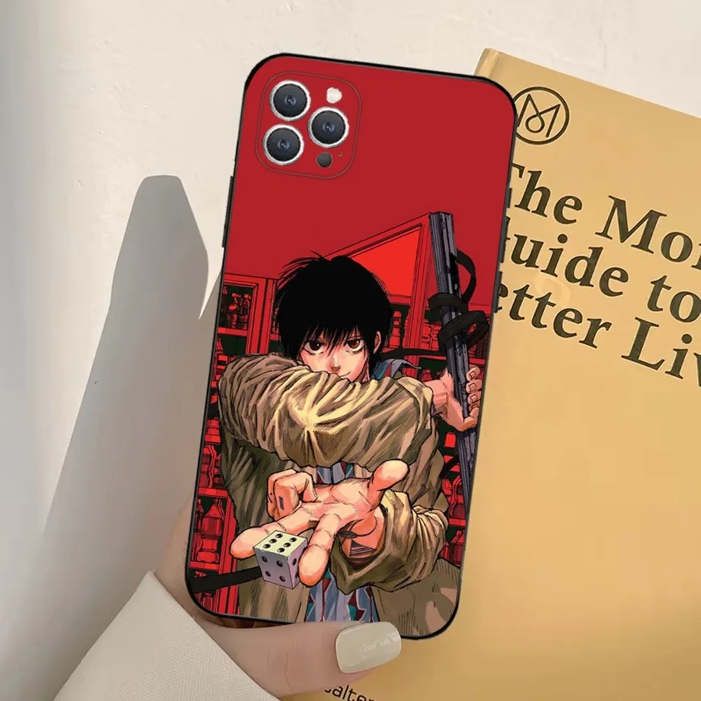 S-Sakamoto Days Phone Case For iPhone 16 15 14 13 12 11 Pro X XS Max XR Plus Mini Soft Black Cover