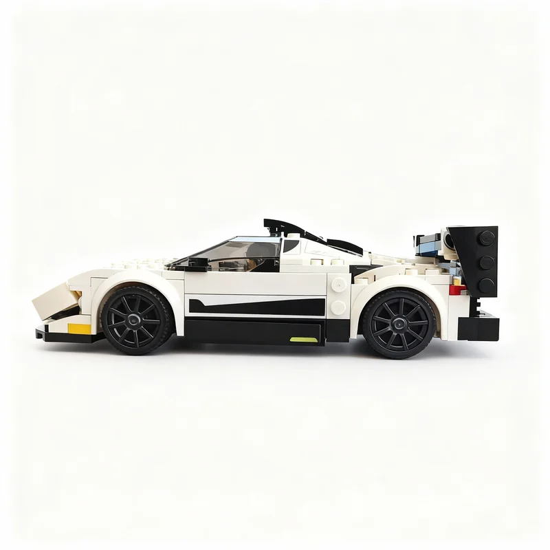 254 детали MOC Pagani Zonda R City Champions: Конструктор, развивающая игрушка, подарок на Рождество, идея для творчества, DIY, образовательный набор (art.: 3920da640d751) - 3920da640d751