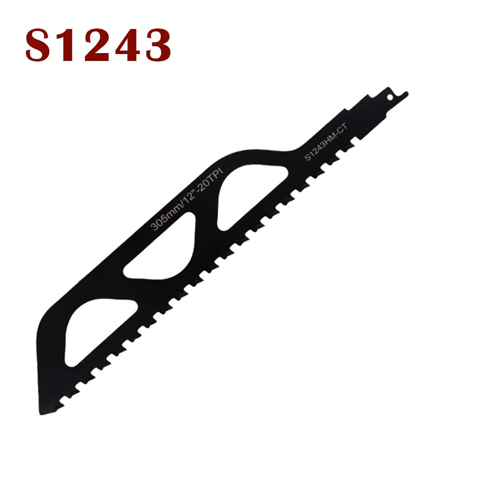 

Tungsten Carbide Alloy Reciprocating Saw Blade Hard Alloy Saber Saw Aerated Cement Bricks Concrete Stone Demolition Cutting Tool