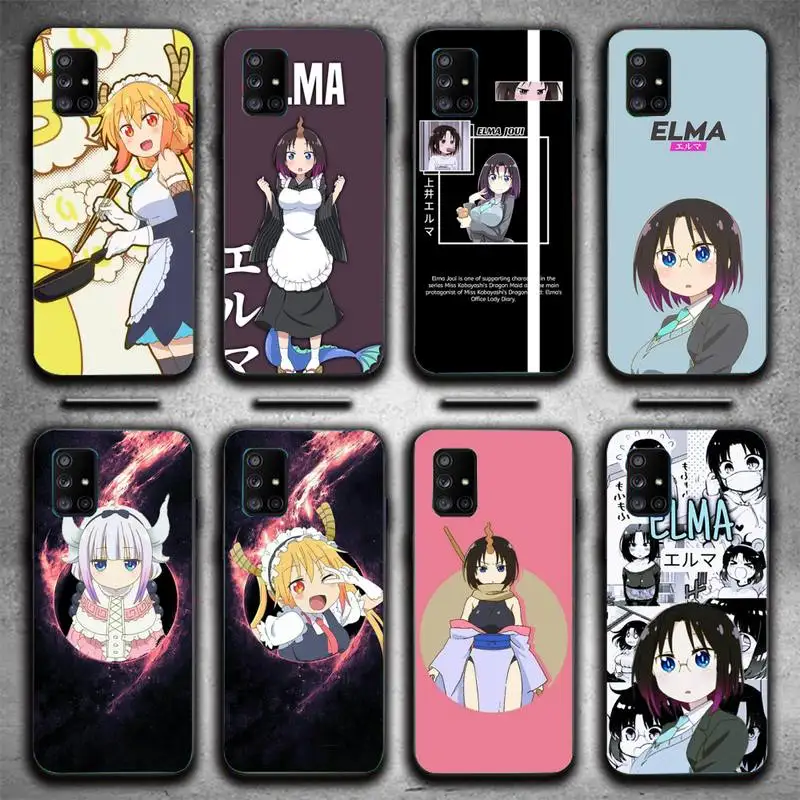 

Elma Dragon Maid Cartoon Phone Case For Samsung Galaxy S6 S7 Edge Plus S9 S20Plus S20ULTRA S10lite S225G S10 Note20ultra Case