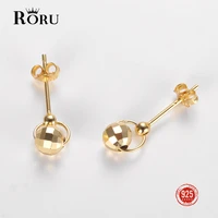 roru silver 925 jewelry for womens fashion ball shape dangle earrings bohemia creative ball drop earring fine jewelry 2022 new