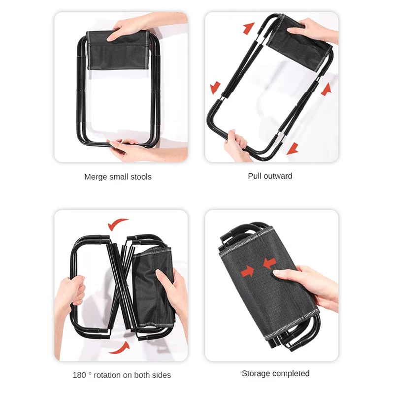 Портативное рыболовное кресло уличный складной стул Сверхлегкий для кемпинга