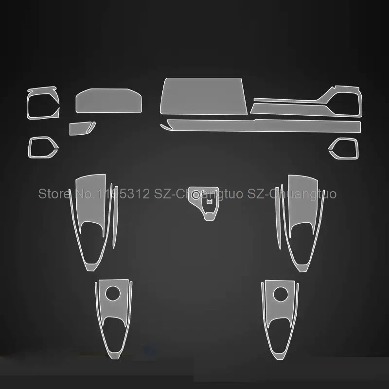 

Прозрачная защитная пленка из ТПУ для Haval H3 2022 -2024, автомобильная пленка против царапин, аксессуары для интерьера