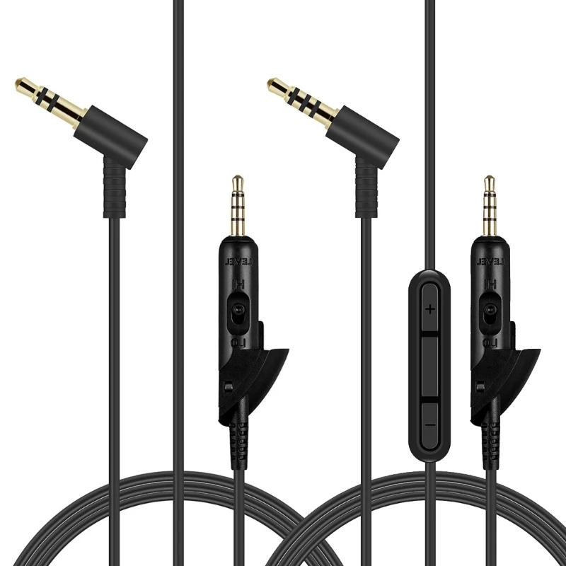 

Headphone Extension Cable Cord for QC15 Headphone Wire Cable 47.24in Wire with / without Microphone Drop Shipping