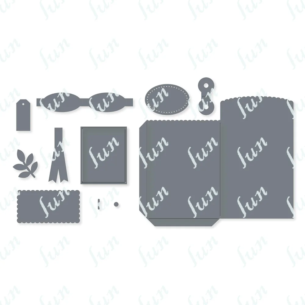 

Hot New Box Leaf Oval Label Metal Cutting Dies Handmade Diy Paper Scrapbooking Greeting Cards Coloring Decoration Embossing Mold