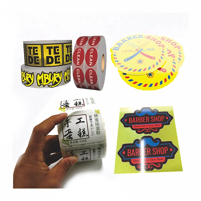 12 style /Adhesive Package Sticker Labels Printing Custom