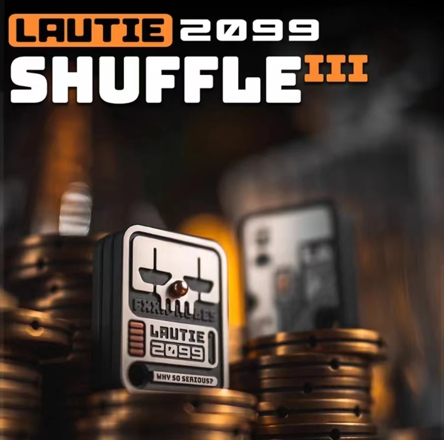 

LautieEDC Shuffle V3 AAA/AKQ Fidget Slider, 2099 Series