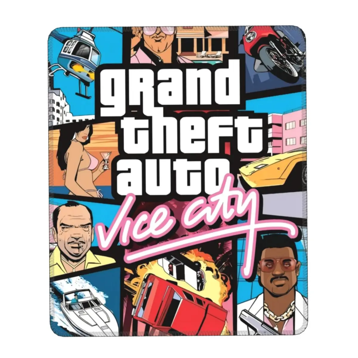 Коврик для мыши Приключения резиновый противоскользящий коврик компьютерных