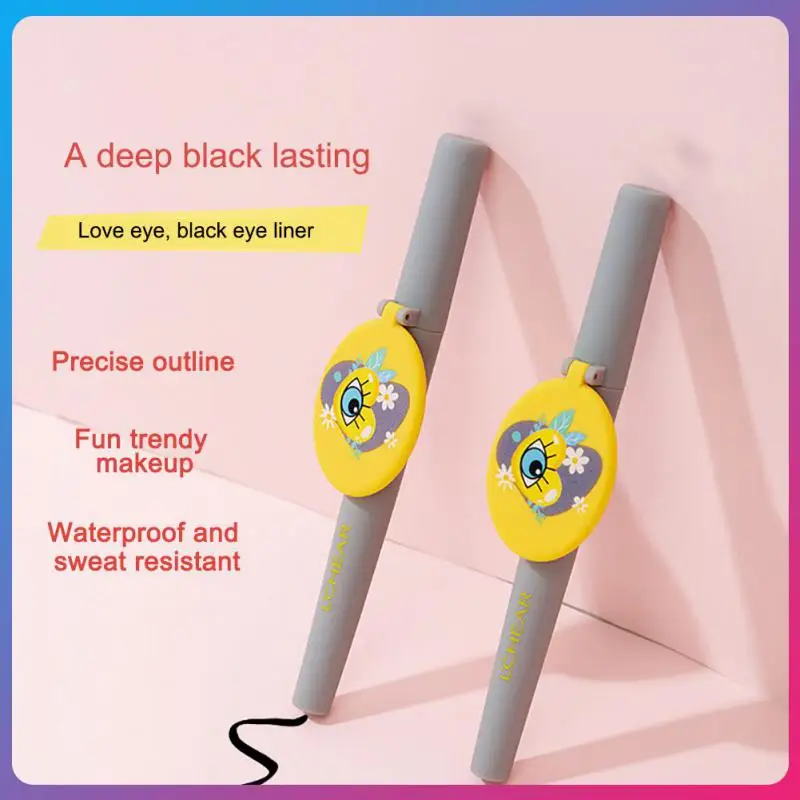 

LCHEAR черная жидкая подводка для глаз макияж супер водостойкая долговечная подводка для глаз легкая в нанесении косметика для глаз инструмен...