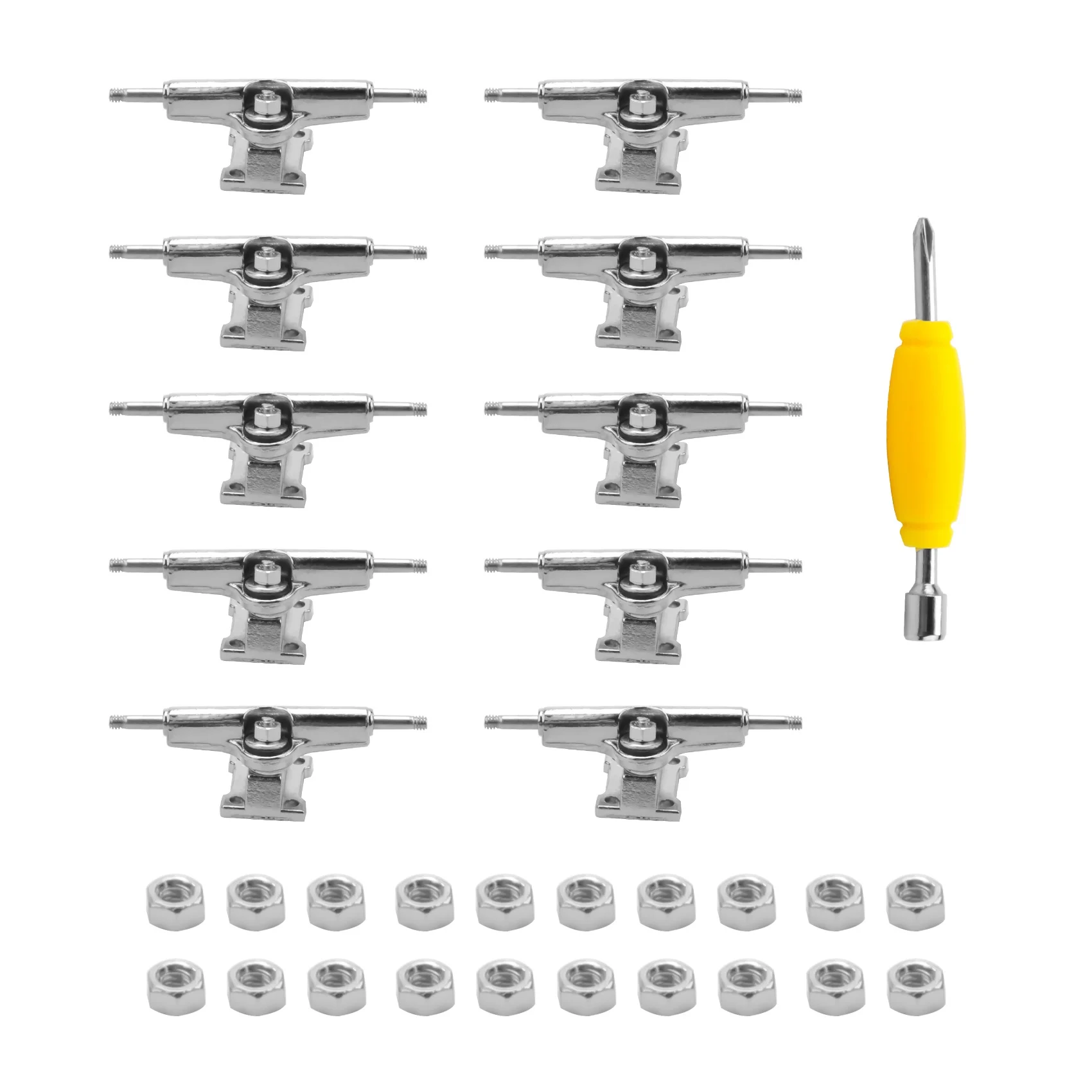 10 шт. 29 мм накладка на гриф палуба для скейтборда с гайками и гаечной отверткой