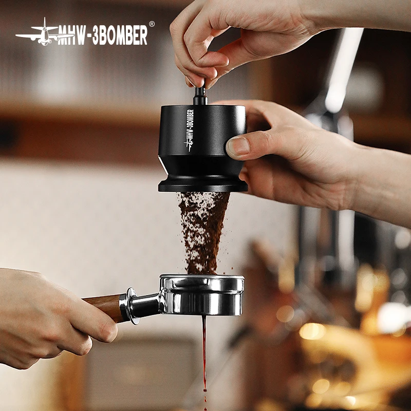 MHW-3BOMBER zestaw kubków dozujących espresso z mieszadłem zlew ze stopu aluminium do domowego parzenia kawy odpowiedni fi...