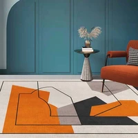 fashion luxury carpet living room orange series decor home lounge rug entrance door mat bedroom carpet area rugs large foot mats
