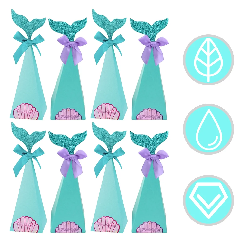 40 шт. коробка конфет с русалкой свадебная банка для хранения контейнер подарков