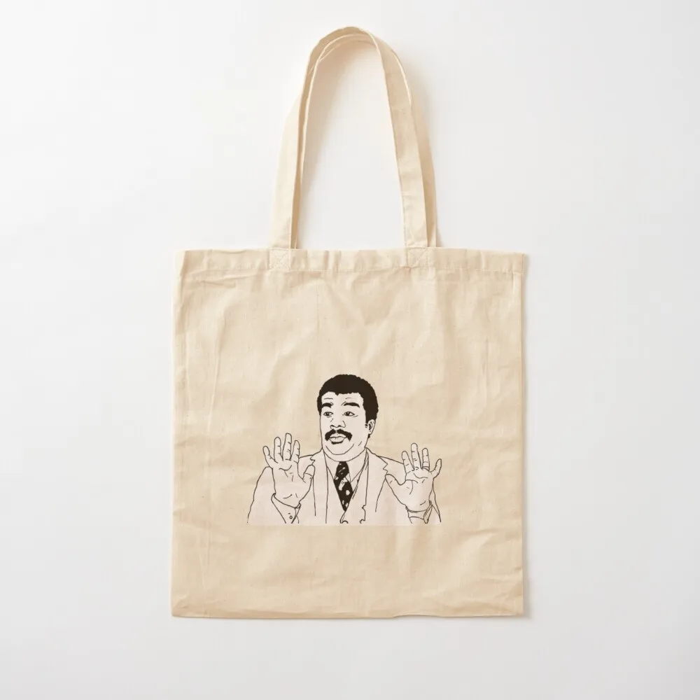 Фото Сумка-шоппер Neil DeGrasse Tyson, женская сумка 2025 года №2