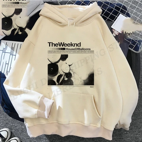 The Weeknd Hoodie Men Fashion Letter Print Hoodies Hoodie Boy Coats Women Sweats Pullovers Mens Hoodies Clothes Rap Kids Hip Hop