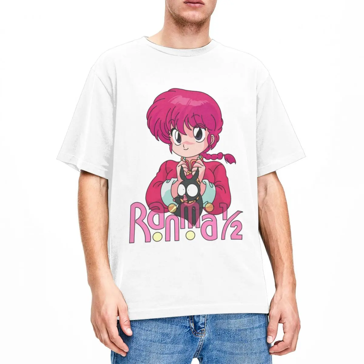 

Ranma 1/2 Saotome рубашка со Свинкой Merch для мужчин и женщин 100% хлопок забавный круглый Детский рюкзачок Шея футболки с коротким рукавом Одежда идея подарка