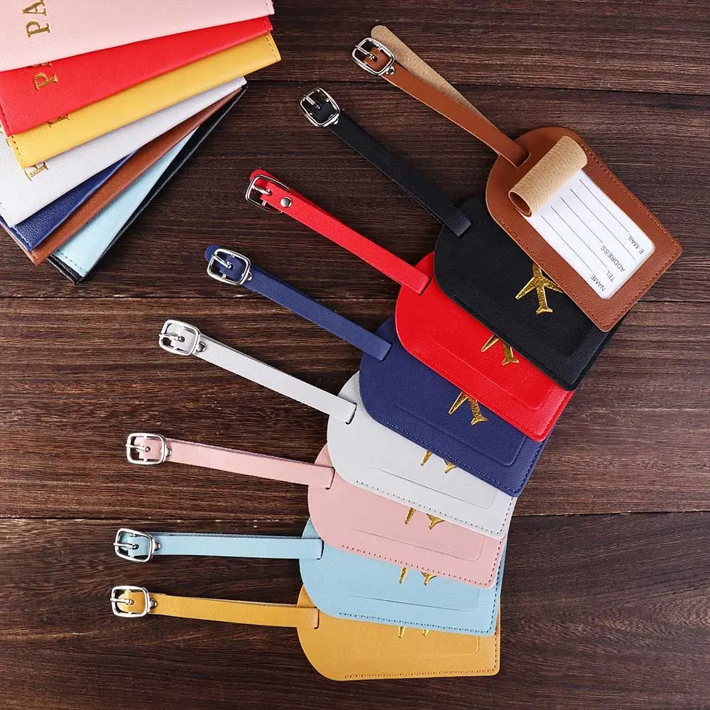 

Handbag Label Travel Accessories Baggage Boarding Pass Passport Holder Luggage Tag Airplane Suitcase Tag Passport Cover
