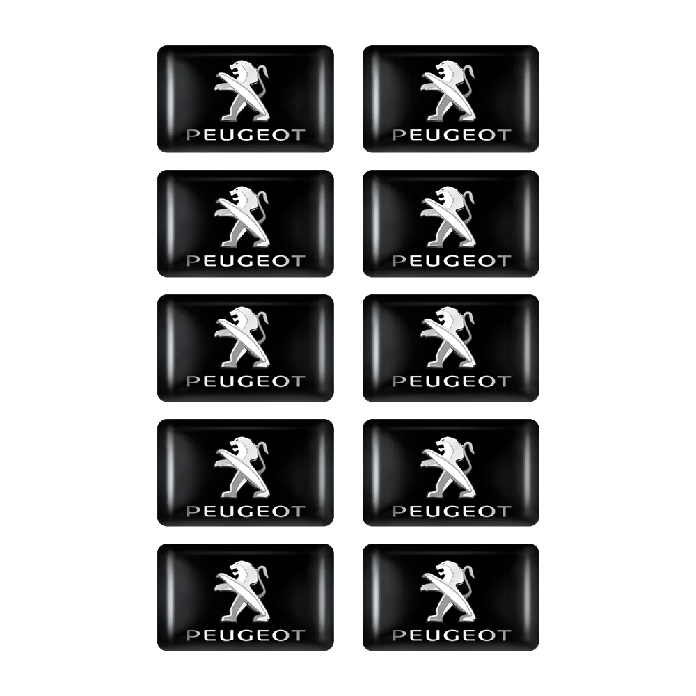 

3D эпоксидные наклейки для салона автомобиля, декоративные аксессуары для Peugeot 206 207 208 306 307 308 508 106 107 108 2008 3008 5008