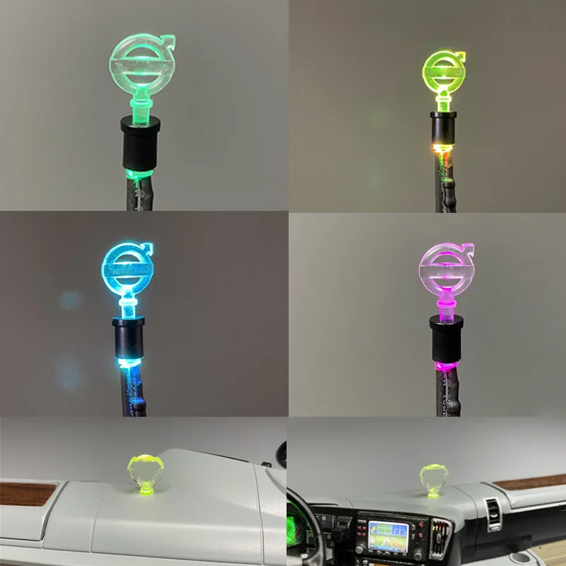 Светодиодная лампа с логотипом приборной панели в масштабе 1:14 для Tamiya RC Truck