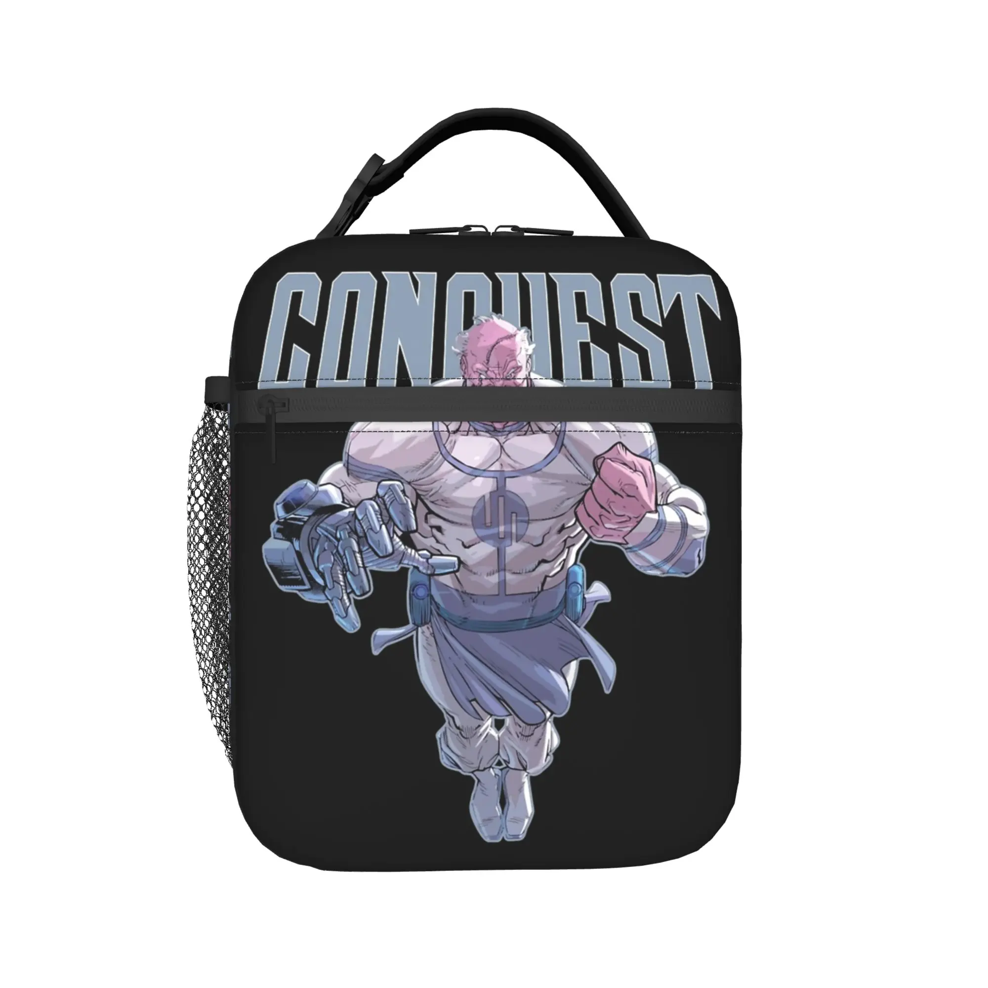 Фото Термоизолированные сумки для обедов Conquest Invincible Character для путешествий, портативные сумки для еды, термосумки-холодильники для обедов №1
