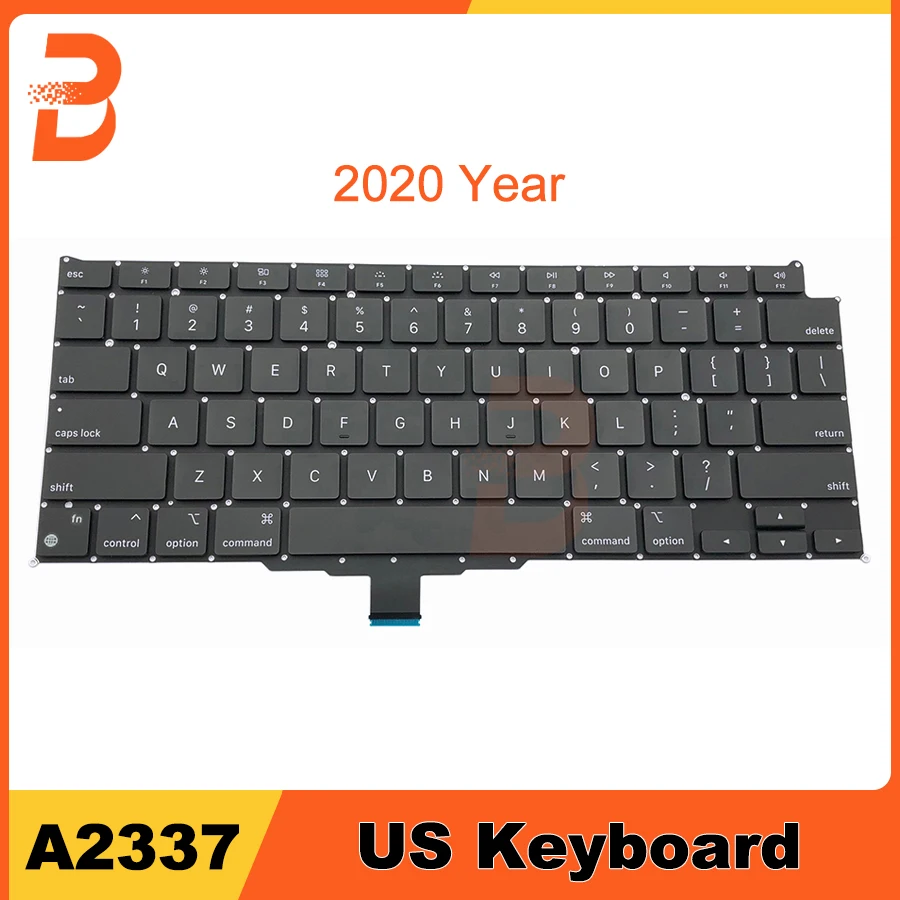 

Клавиатура новая для ноутбука A2337, сменная клавиатура для Macbook Air 13 "M1 A2337, раскладка для США, 2020 год EMC 3598