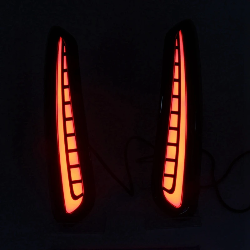 Для Honda Civic Type R 2023 2024 3 в 1 отражатель заднего бампера стоп-сигнал указатель