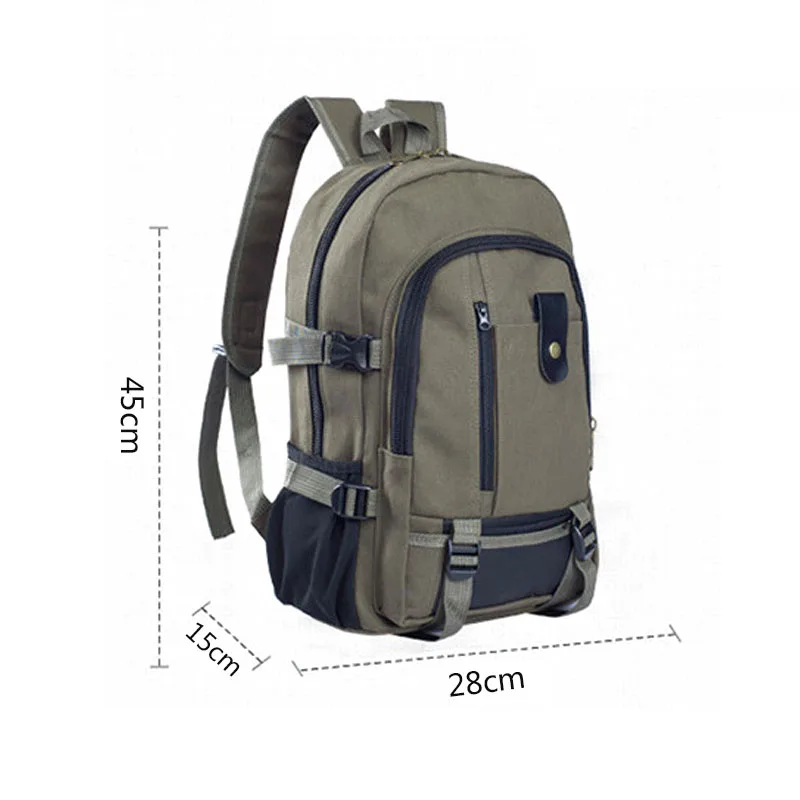 Xiaomi Mountaineering Bag Backpack New Canvas Large Capacity High School Backpack Outdoor Travel Bag Computer Bag Backpack Man