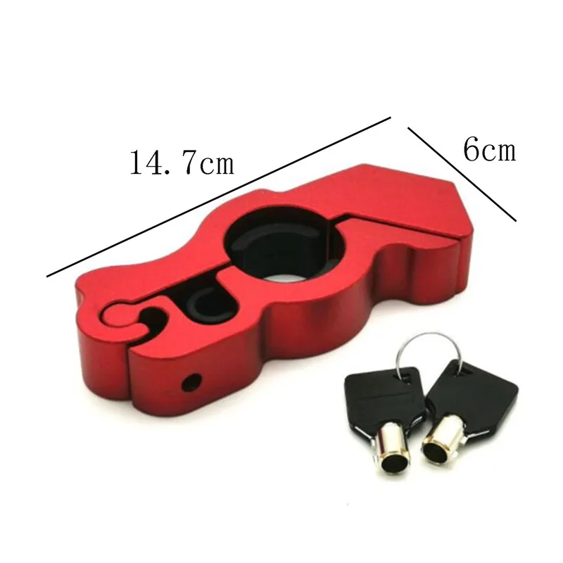 Замок На Руль Мотоцикла Противоугонный С Тормозным Рычагом Жесткий Украшение
