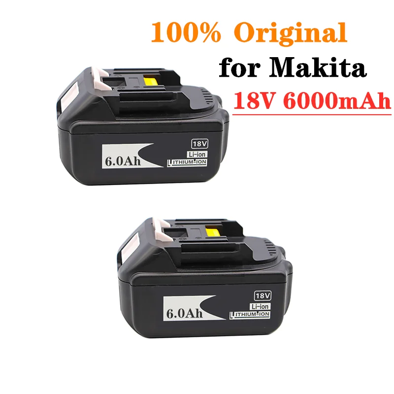 

100% BL1860 Rechargeable Battery 18 V3000mAh 6000mAh Lithium ion for Makita 18v Battery BL1840 BL1850 BL1830 BL1860B LXT 400