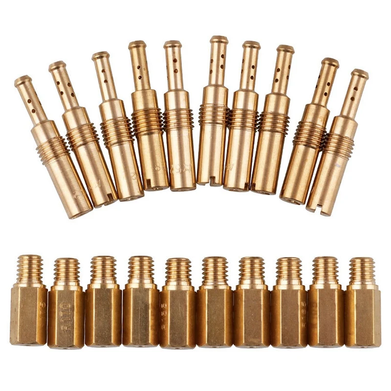 

Motorcycle Carburetor Main Jets W/Slow Pilot Jets For Pwk Pe Keihin Oko Cvk Carb Motorcycle Accessories