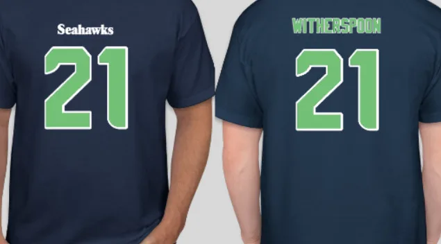Футболка Devon Witherspoon Seahawks