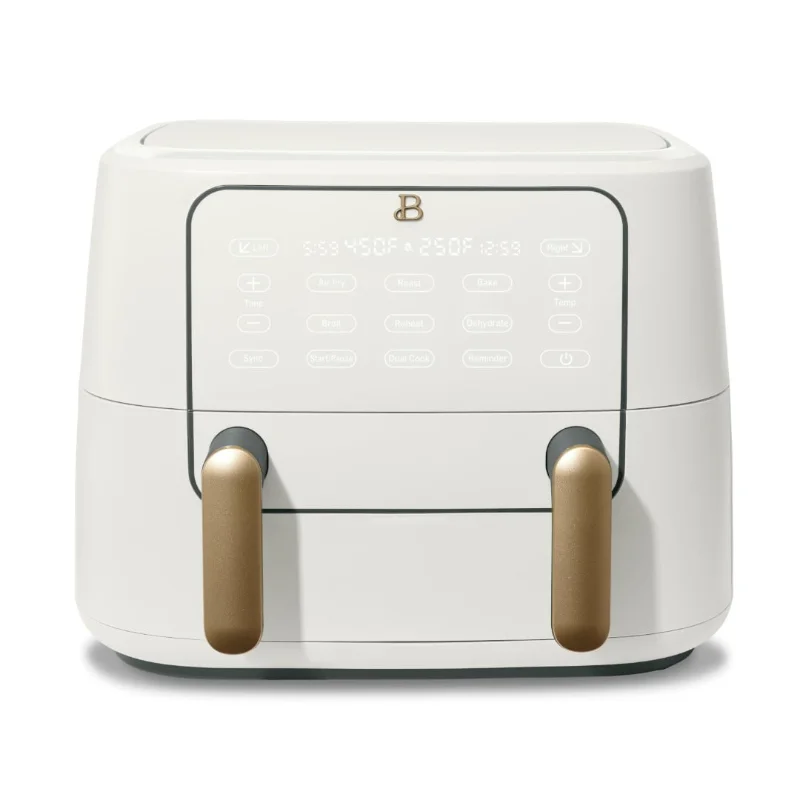 

Beautiful 9QT TriZone Air Fryer, White Icing by Drew Barrymore