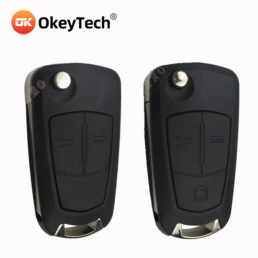

Okeytech Flip Remote Folding Car Key Cover Fob Case Shell For Vauxhall Opel Astra H Corsa D Vectra C Zafira Astra Vectra Signum