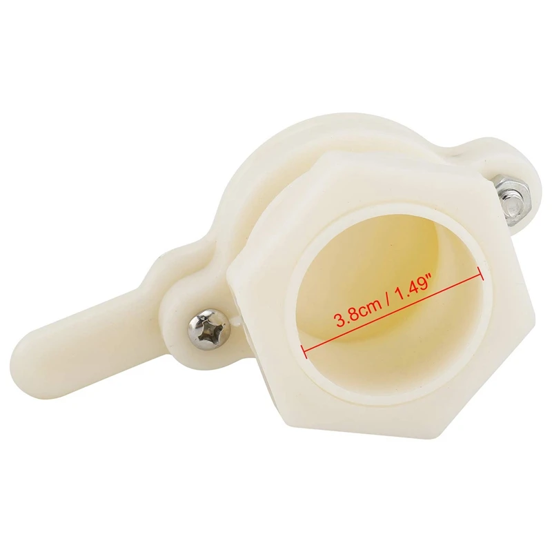 

20 Pcs Nylon Heavy Duty Honey Gate Valve With Wing Nut Bee Hive Tool Use On Pails And Some Extractors